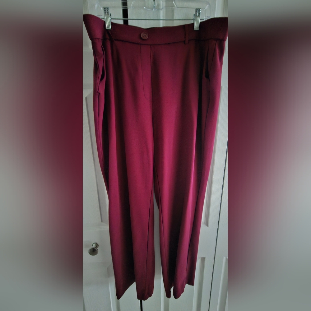 Elegant Women's Burgundy Pants